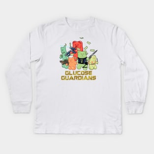 Gummy bear guardians Kids Long Sleeve T-Shirt